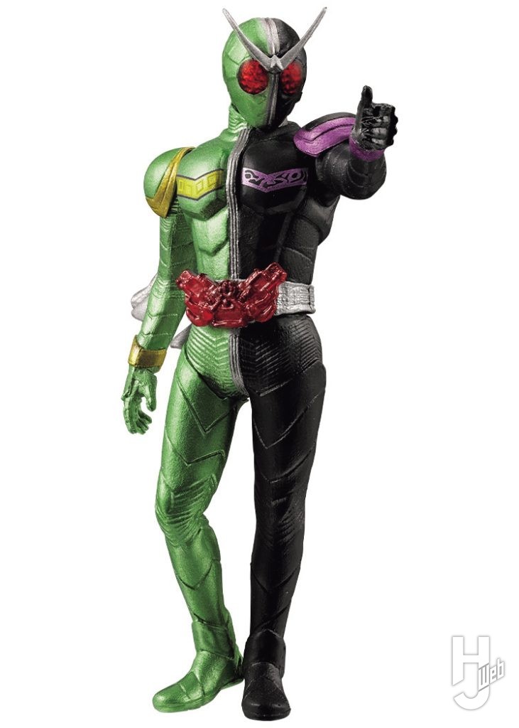 仮面ライダーWのカプセルトイの画像