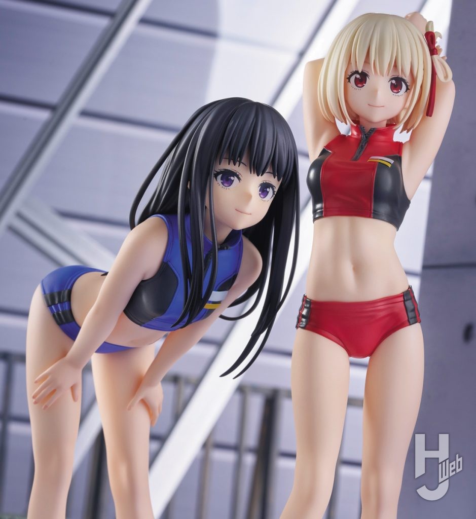 フィギュア新製品「錦木千束、井ノ上たきな トレーニングウェア」の並び画像
