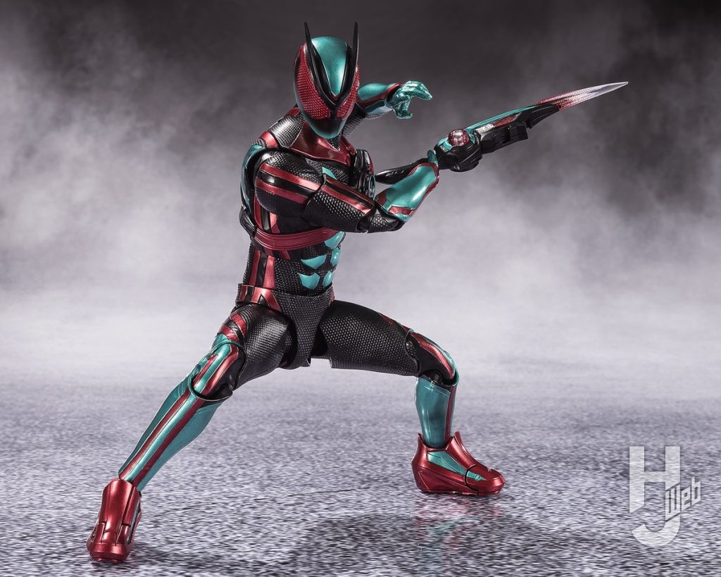 仮面ライダーゼッツの可動フィギュアのソードアクションの画像