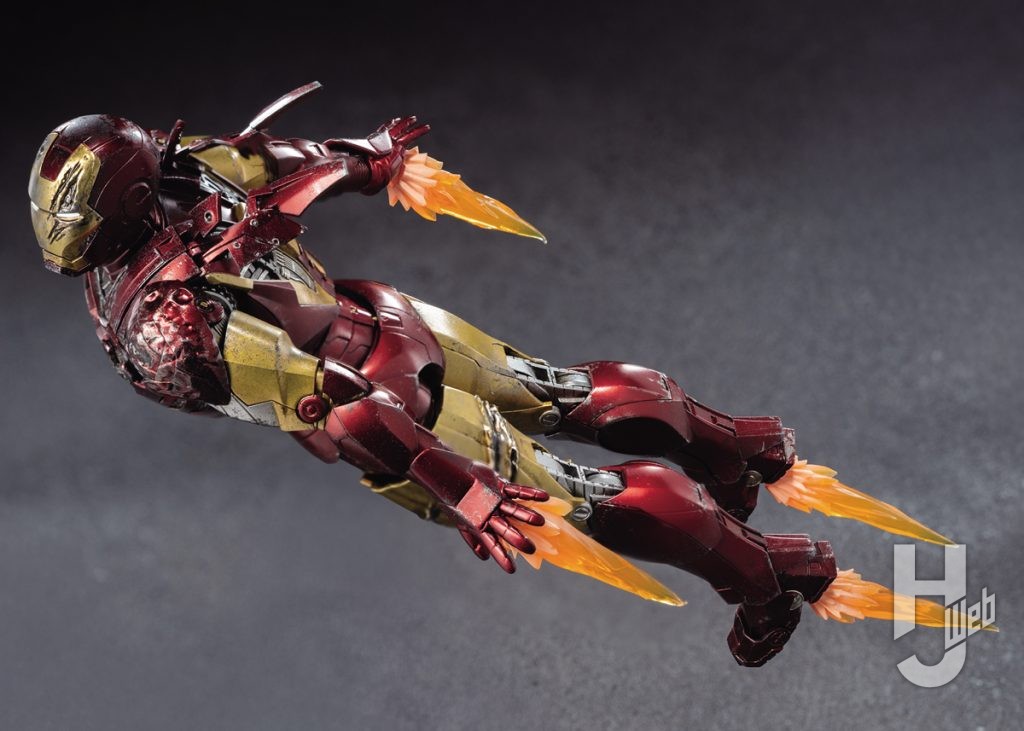アイアンマン・マーク6の可動フィギュアのイメージ画像