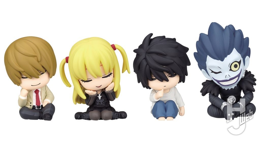デスノートのカプセルフィギュアの画像