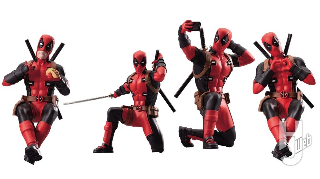 デッドプールのカプセルフィギュアの画像