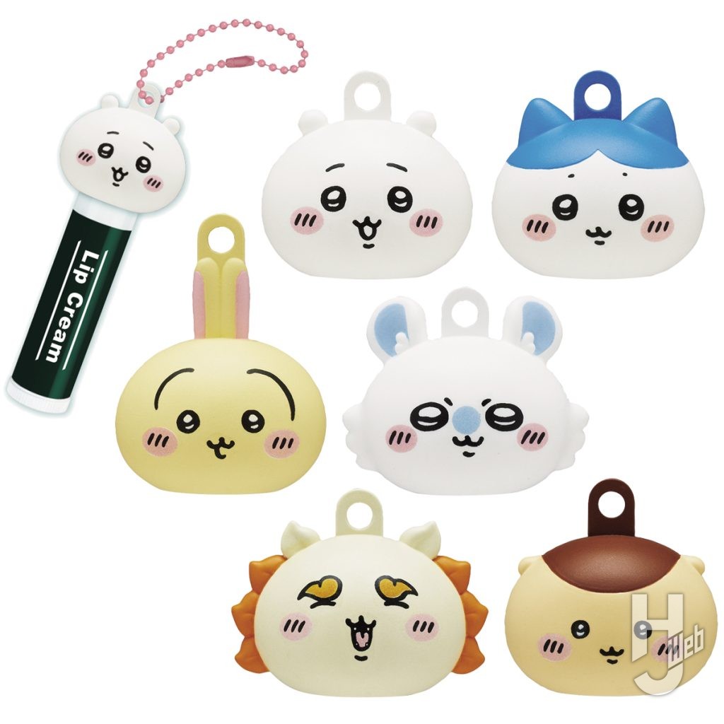 ちいかわのリップキャップマスコットの画像