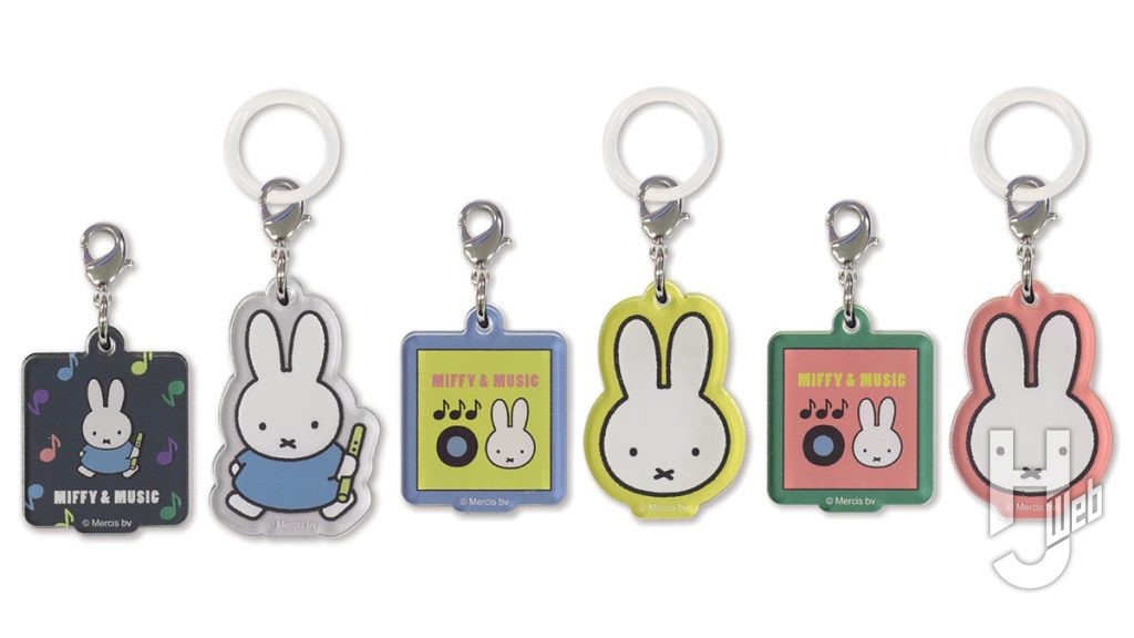 ミッフィー＆ミュージックアクリルマーカーチャームセットの画像