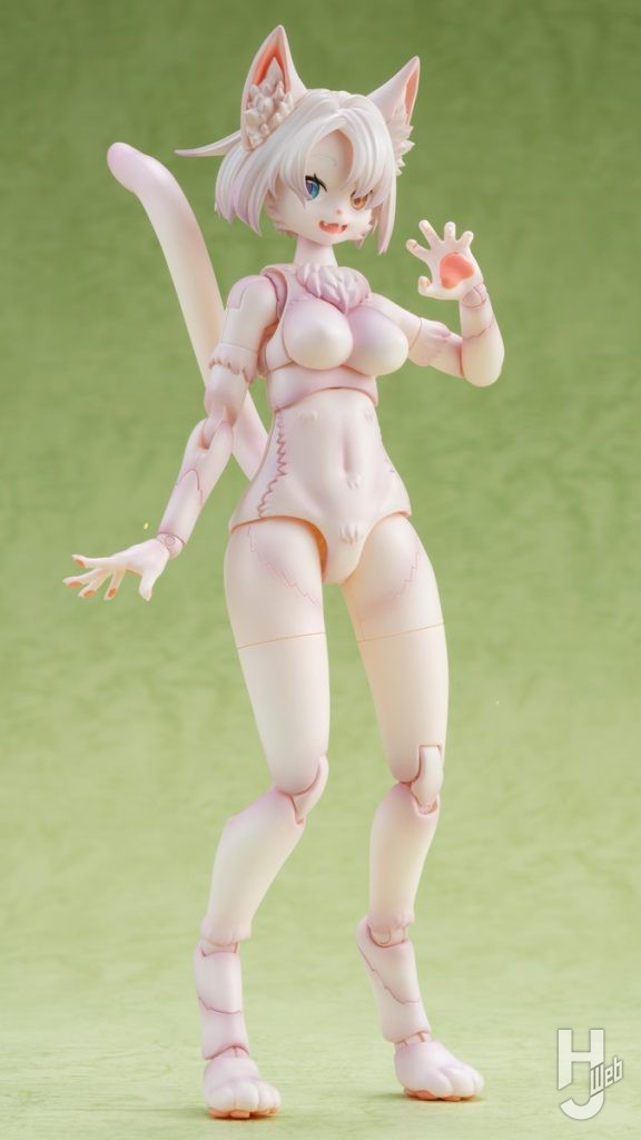 カオマニー中ケモのプラモデルの全体画像