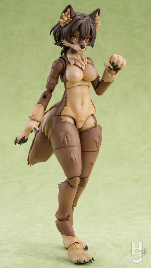 ニホンオオカミ高ケモのプラモデルのメイン画像