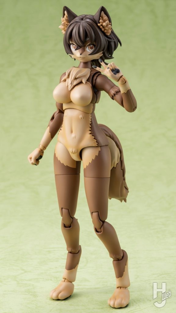 ニホンオオカミ中ケモのプラモデルのメイン画像