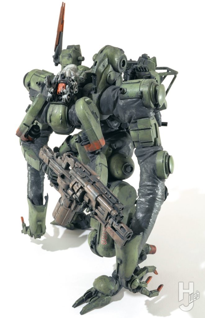 大森記詩製作オリジナル機体「多肢型駆逐機リビルメア」銃構え
