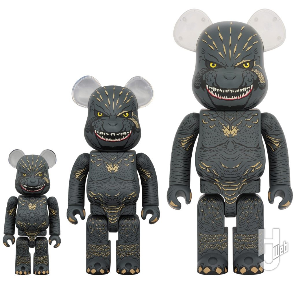 ゴジラのベアブリックの画像