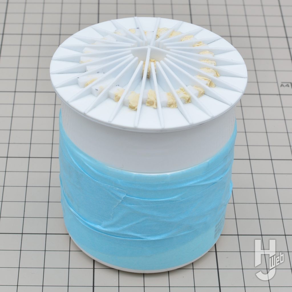 プラモデルの和傘の製作の画像その1