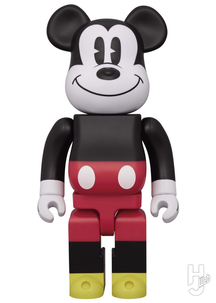 ミッキーマウスのベアブリックの画像