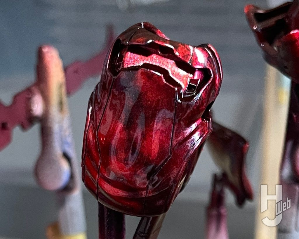 フレズヴェルクチーパオヴァージョンのプラモデルの衣装塗装の画像その6