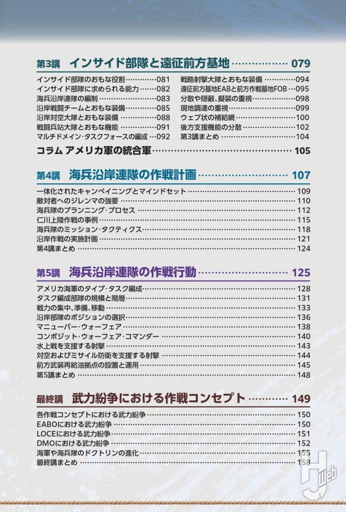 イラストでまなぶ!用兵思想入門-現代アメリカ海兵隊の戦い方編目次2