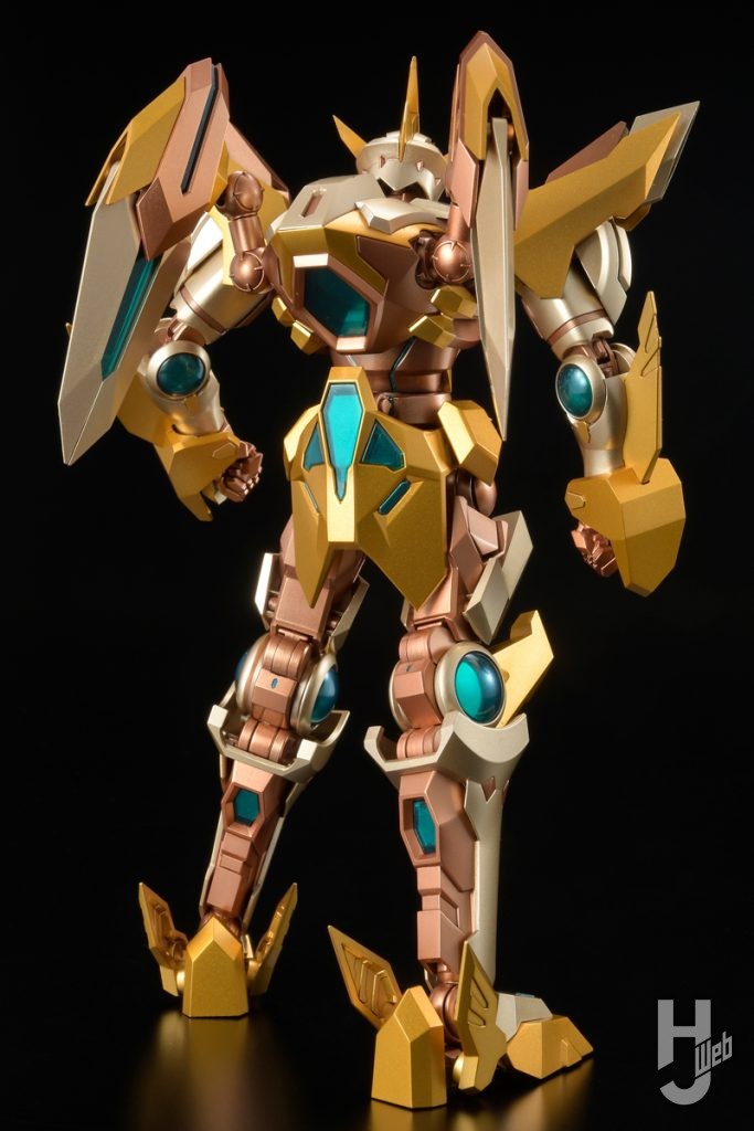 バーンブレイブビッグバーンのプラモデルの後ろ姿の全体画像