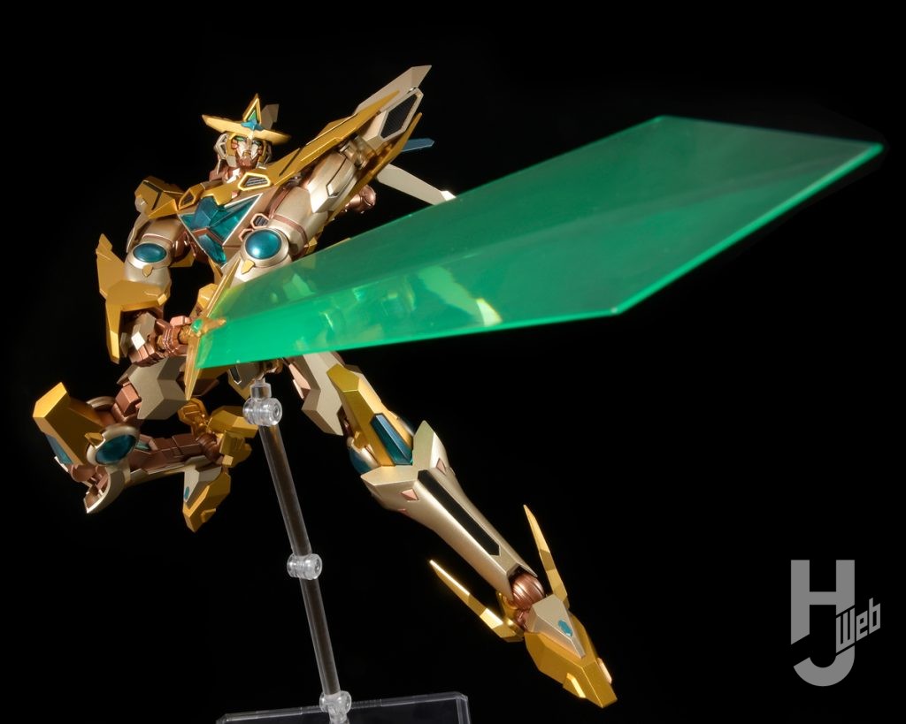 バーンブレイブビッグバーンのプラモデルのアクションポーズのイメージ画像その2