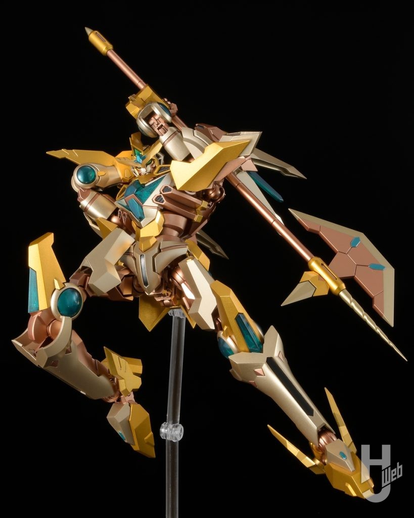 バーンブレイブビッグバーンのプラモデルのアクションポーズのイメージ画像その3