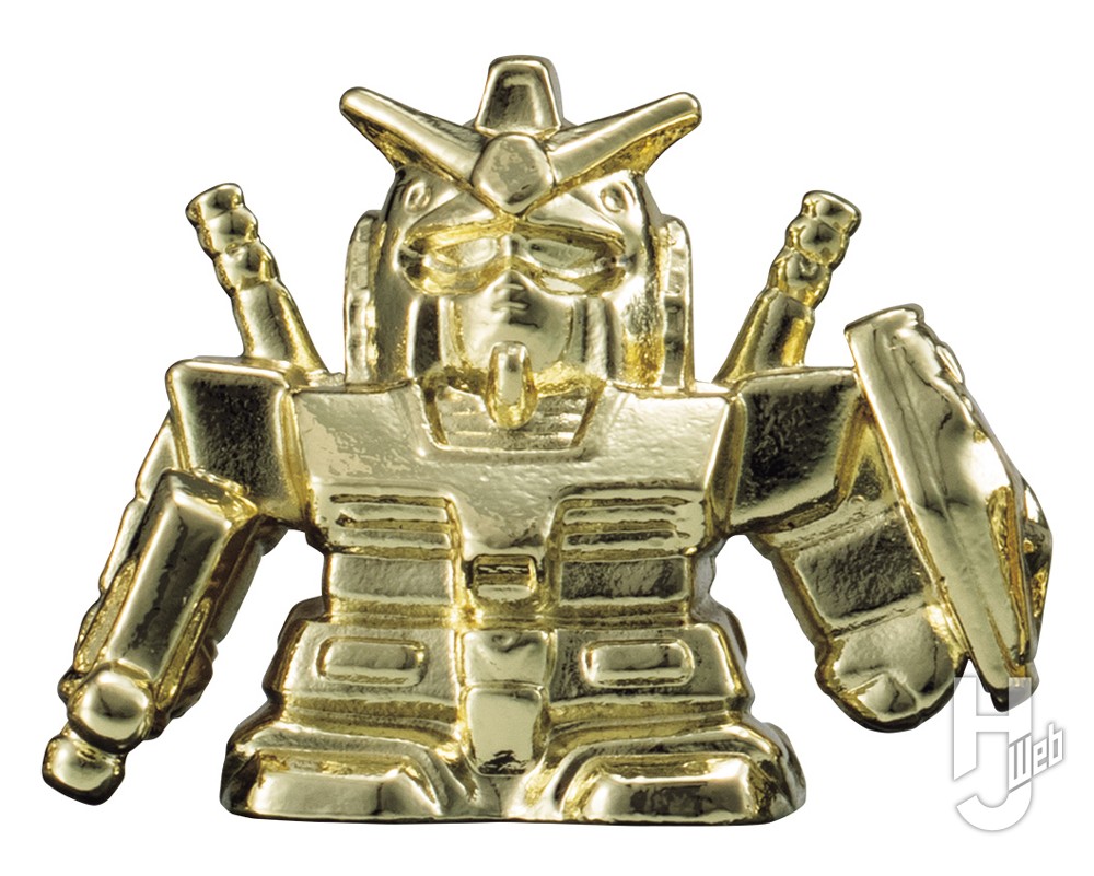 機動戦士ガンダム ガシャポン戦士 ダイキャストガンケシの「RX-78-2 ガンダム(GOLD)」の画像