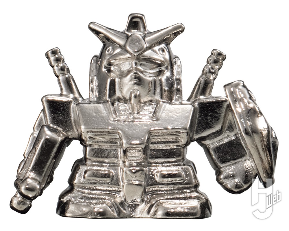 機動戦士ガンダム ガシャポン戦士 ダイキャストガンケシの「RX-78-2 ガンダム(SILVER)」の画像