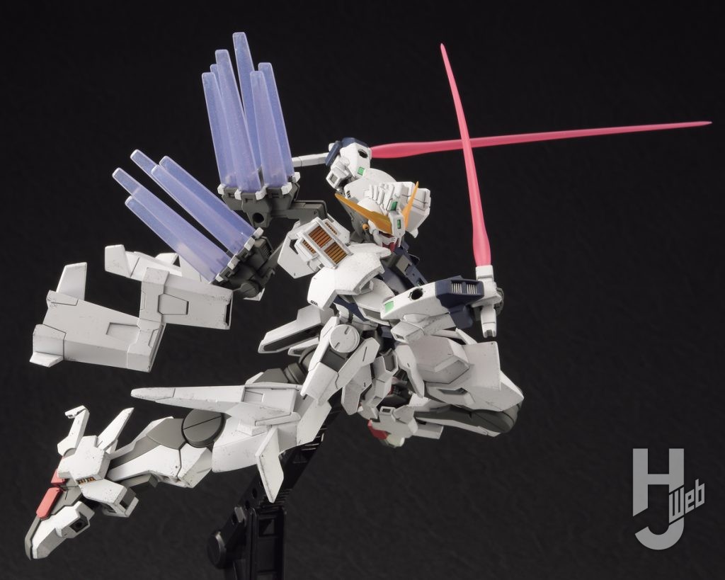 ガンダムジリウスのプラモデルのソードアクションのイメージ画像