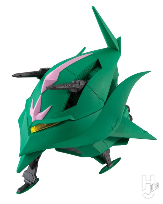 ララァ専用モビルアーマーの食玩フィギュアの全体画像