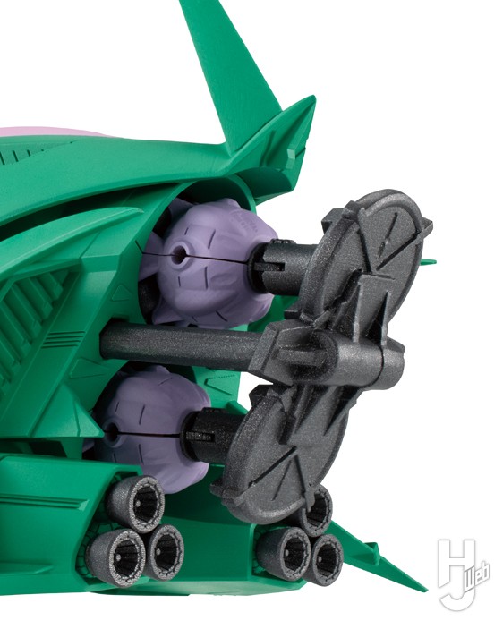 ララァ専用モビルアーマーの食玩フィギュアのアップ画像