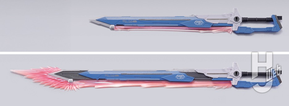 フォースインパルスガンダムの可動フィギュアの武器パーツの画像