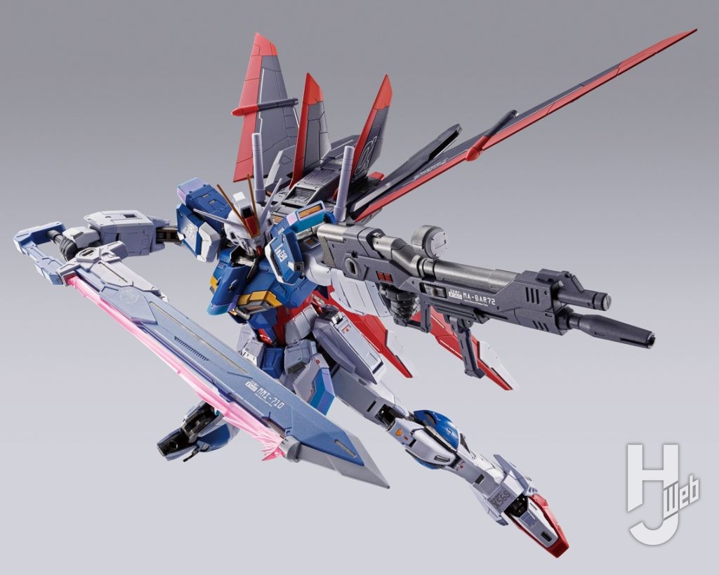 フォースインパルスガンダムの可動フィギュアのアクションイメージの全体画像