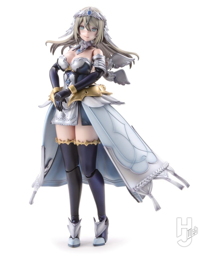 エルメダのプラモデルの軽装備の全体画像