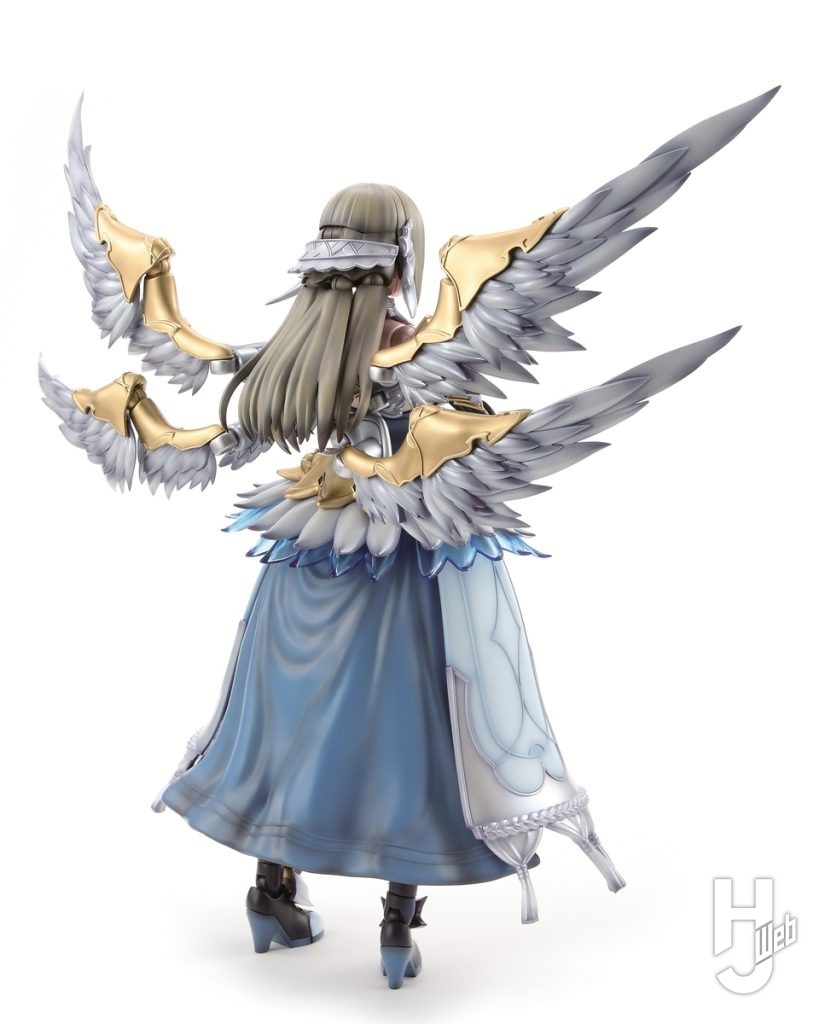 エルメダのプラモデルの後ろ姿の全体画像