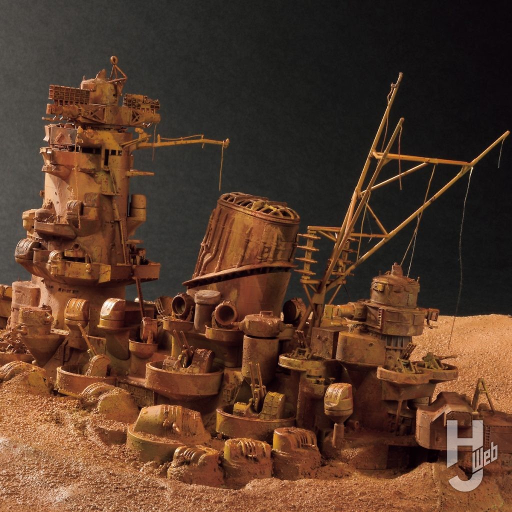 1/200戦艦ヤマトディオラマ　艦橋　全体