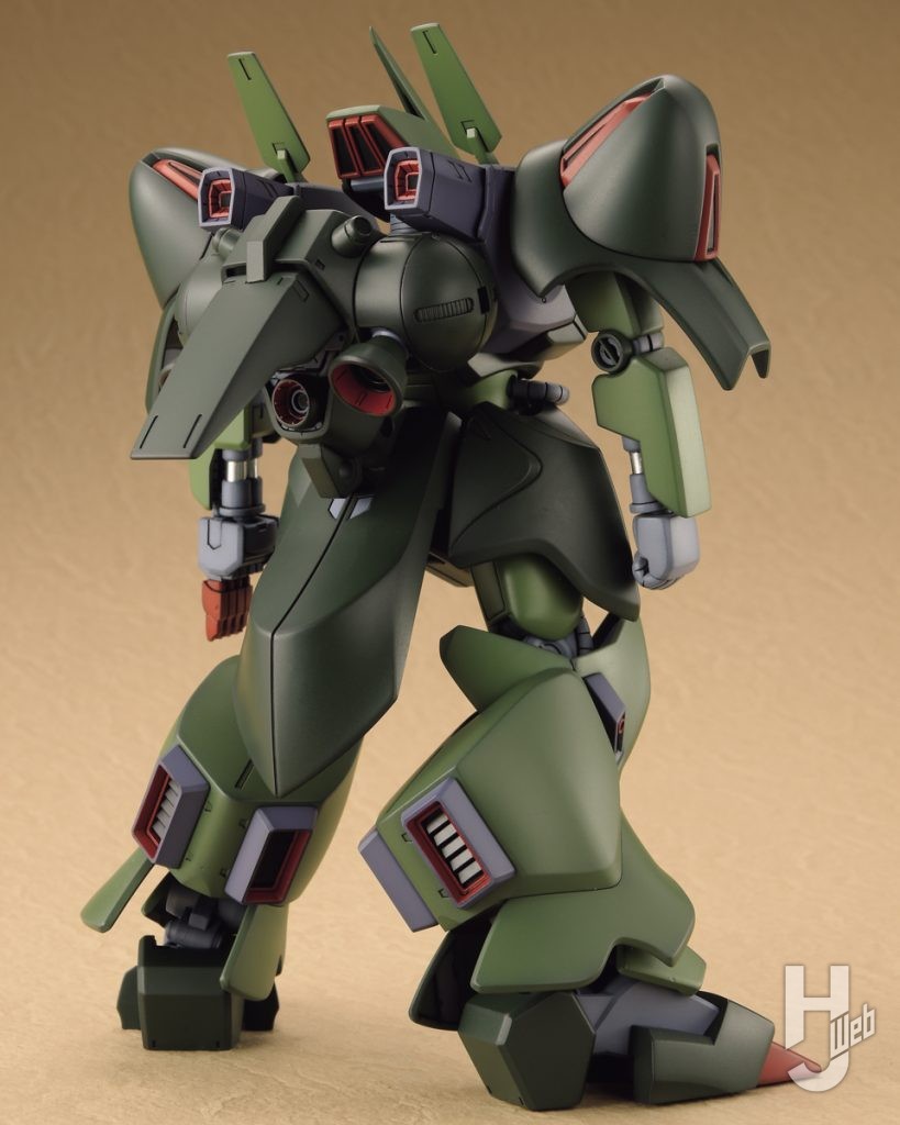 ガルスJのプラモデルの後ろ姿の全体画像