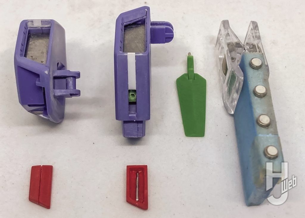ガルスJのプラモデルの肩部ミサイル・ポッドの製作の画像