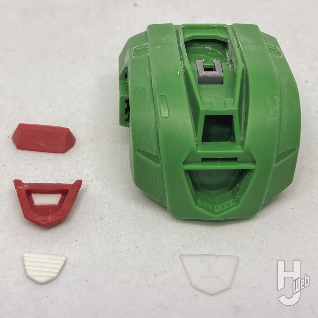 ガルスJのプラモデルのコックピットハッチの製作の画像