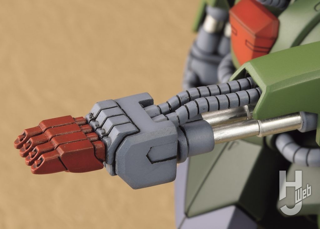 ガルスJのプラモデルのアームパンチ可動の画像その2