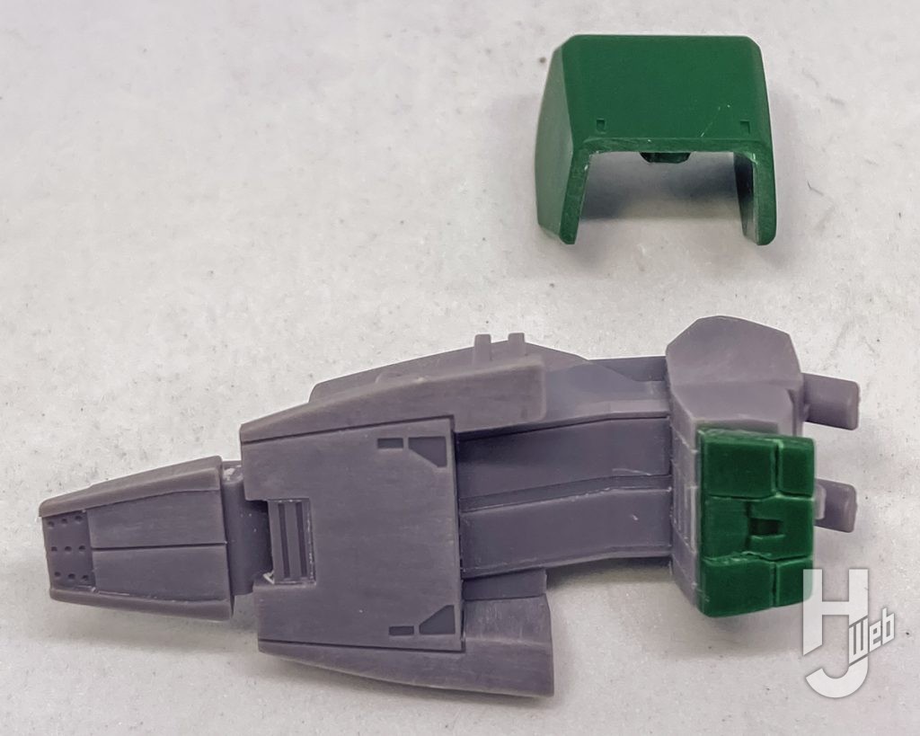 ガルスJのプラモデル足裏の製作の画像