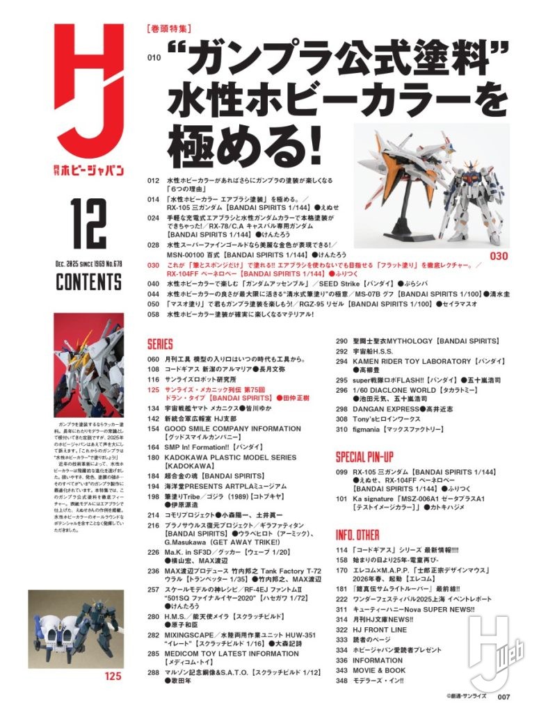 25年HJ12月号目次１