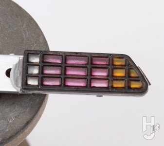 ぷらシバ製作「バック・トゥ・ザ・フューチャー PartIII タイムマシン レイルロード」製作途中フロントライト塗装8