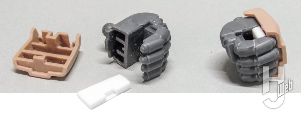 JUNIII製作「メッサーF02型-マインレイヤー装備」製作途中ハンドパーツ