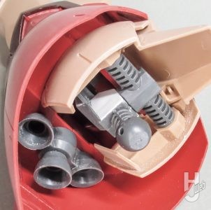 JUNIII製作「メッサーF02型-マインレイヤー装備」製作途中足首フレーム