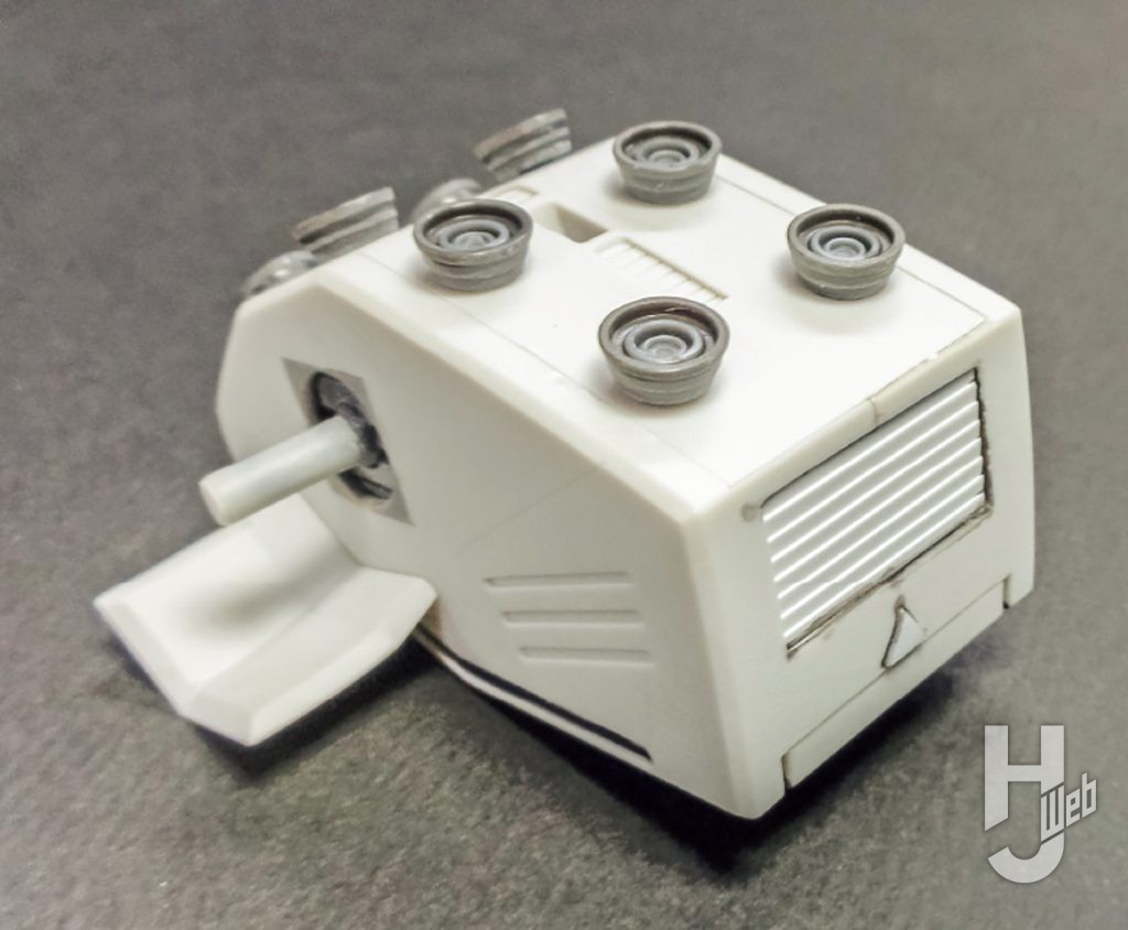 田仲正樹製作「ドラン・タイプ」胴体武装製作途中2