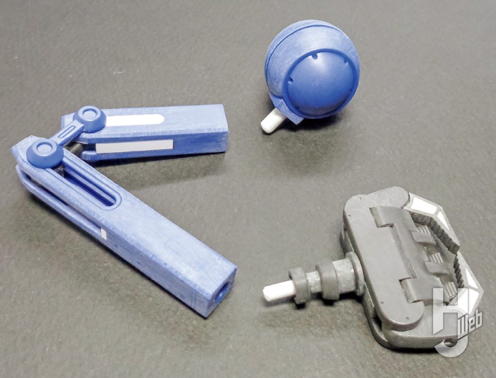 田仲正樹製作「ドラン・タイプ」腕部製作途中