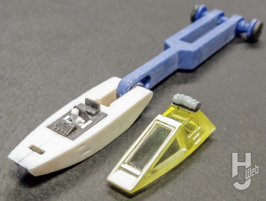 田仲正樹製作「ドラン・タイプ」キャノピー製作途中