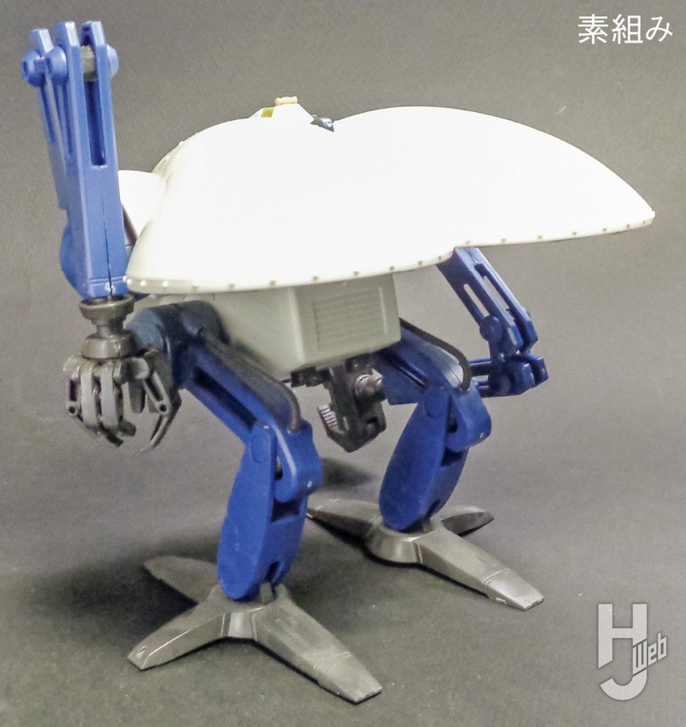 田仲正樹製作「ドラン・タイプ」素組み背面