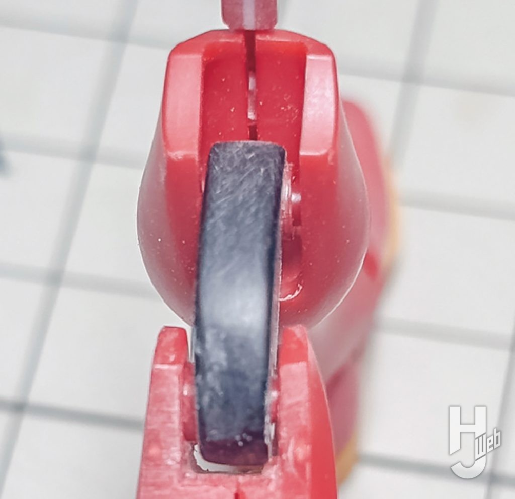 不破優製作「エヴァンゲリオン2号機」ヒザ関節パーツ製作途中2