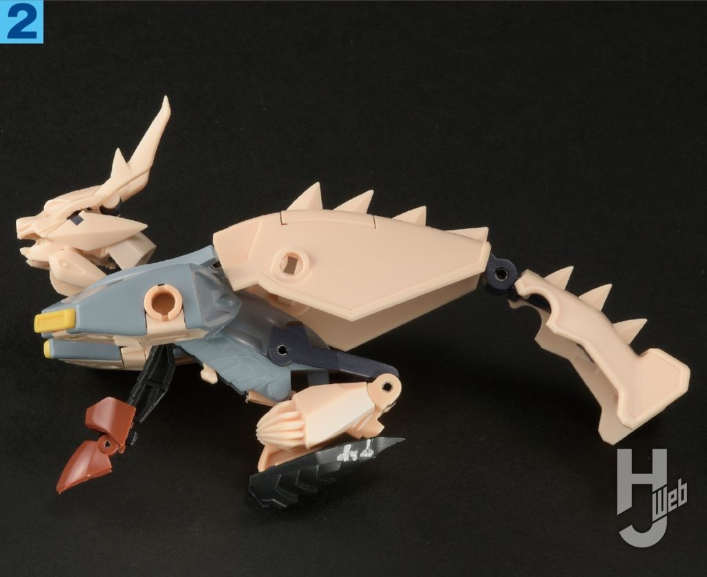 「超合金魂GX-119 龍虎王/虎龍王」龍虎王龍王機変化プロセス