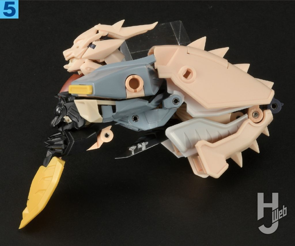 「超合金魂GX-119 龍虎王/虎龍王」龍虎王ボディ完成