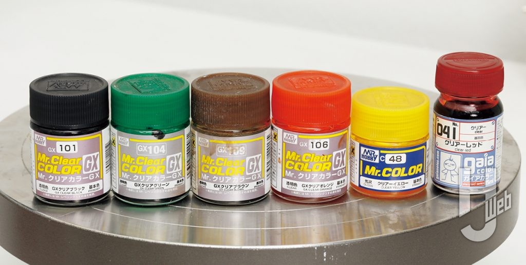 クリアーカラー各種