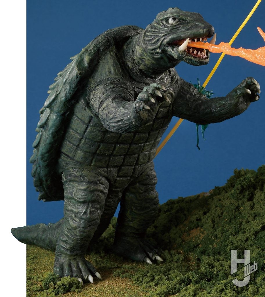 山田卓司製作「双子山の決戦」ガメラアップ