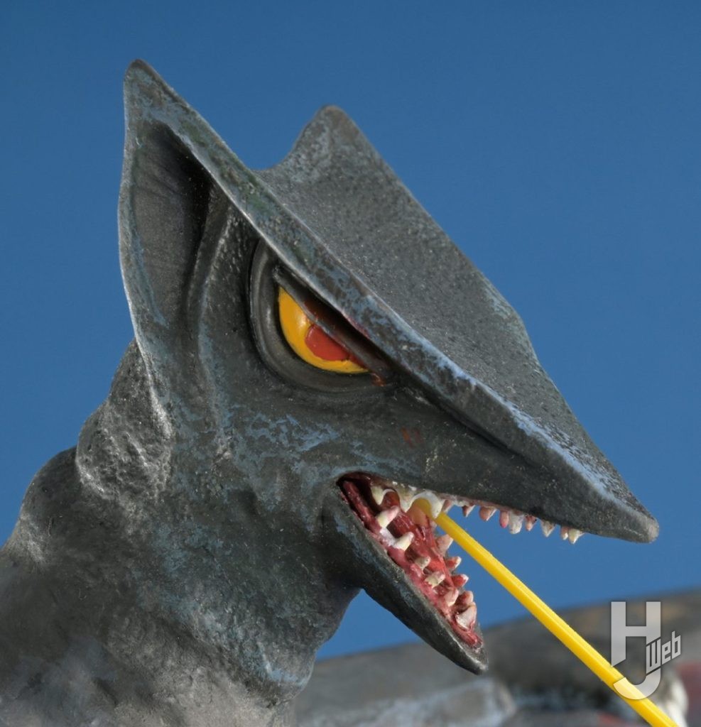 山田卓司製作「双子山の決戦」ギャオス右側顔