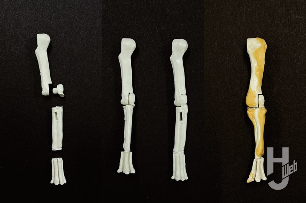 ウラベヒロト製作「ギラファティタン」製作途中前肢
